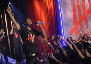 Oooh Ooooooh - Trey Songz&nbsp;performs at 106 &amp; Park, August 21, 2012. (Photo: John Ricard / BET)