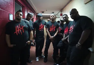 Chapter 5 - Notorious band shows their support for&nbsp;Trey Songz at 106 &amp; Park, August 21, 2012. (Photo: John Ricard / BET)