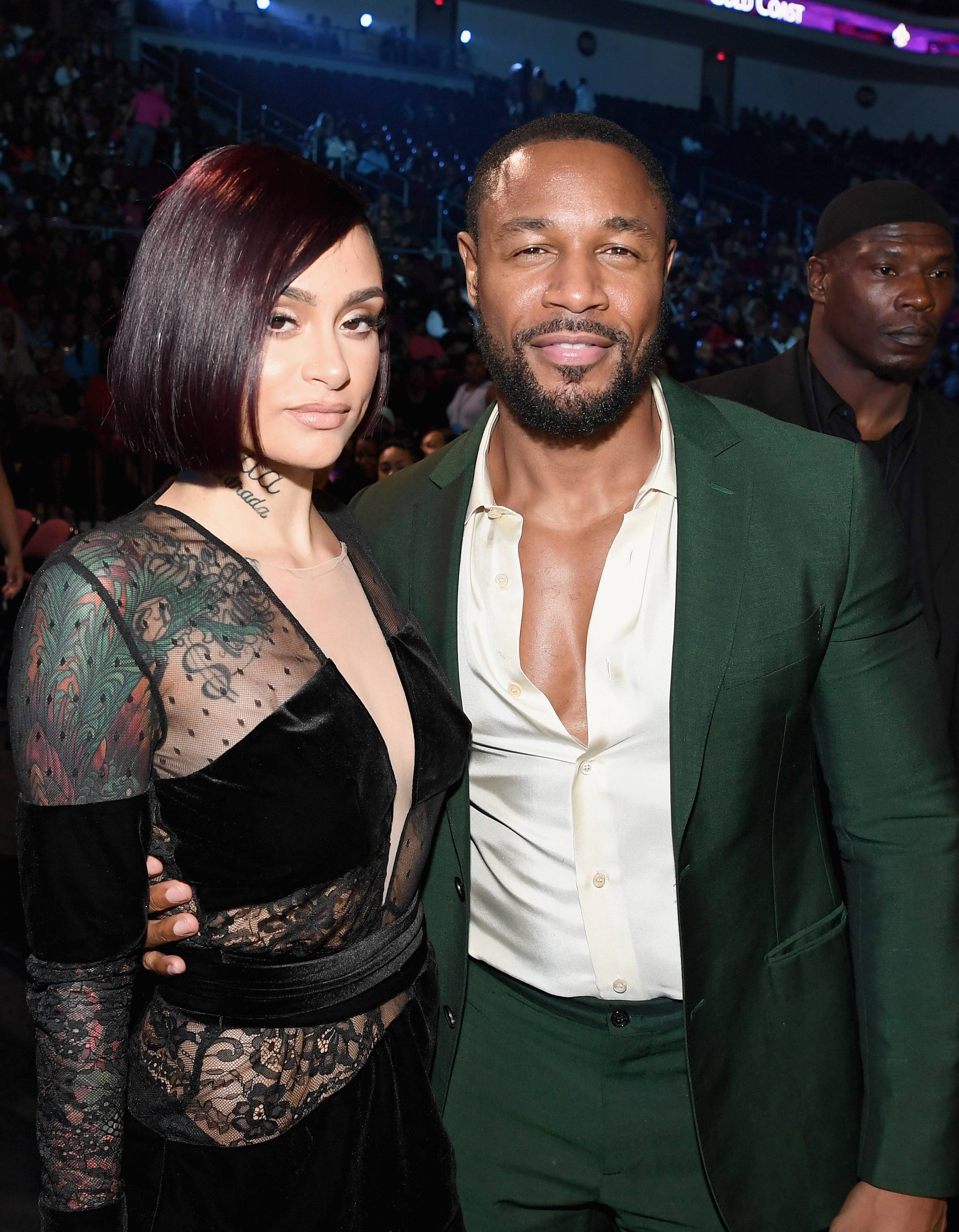 Singers Kehlani and Tank at the 2017 Soul Train Awards.