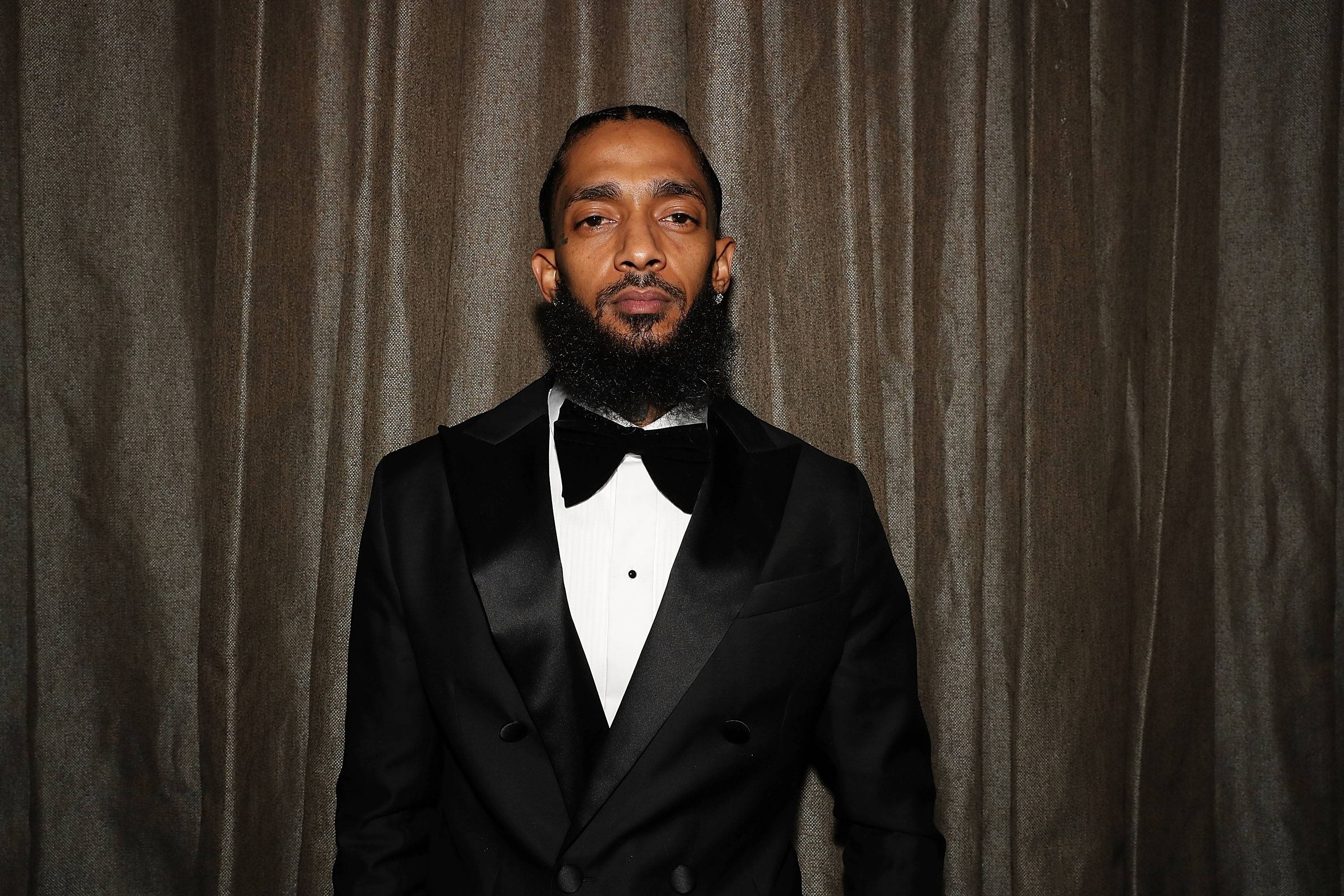 Nipsey Hussle's Clothing Store Backdrop for Gunshots