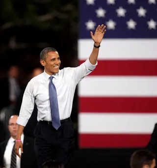 Obama's Approval Rating - President Obama had an initial job approval rating of 66 percent when he took office in January 2009. The most recent poll numbers from Gallup report Obama's approval rating at 50 percent.&nbsp;(Photo: John Gurzinski/Getty Images)