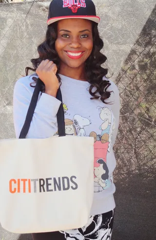 Tuskegee University - Tuskegee student with Citi Trends swag  (Photo: BET)