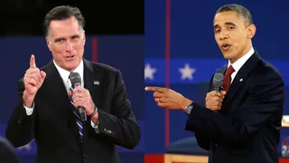 Was It a Tiebreaker? - Romney handily won the first debate. Obama is widely viewed as the victor in the second. Will Romney successfully argue that Obama's weak leadership has led to unrest in the Middle East? Will the president hammer home what John Kerry has called Romney's &quot;endless bluster&quot; on foreign policy issues? (Photo from left:&nbsp; John Moore/Getty Images, AP Photo/Charlie Neibergall)