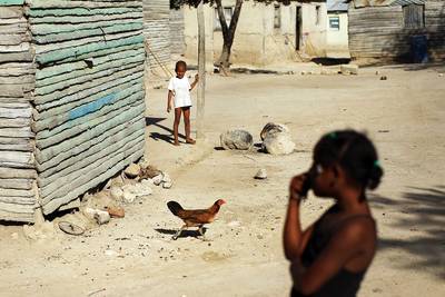 Dominican Officials' Rescue of Haitian Children Highlights Human Trafficking - Dominican agency Special Terrestrial Border Security Unit (Cesfront) reported the rescue of 10 Haitian children being smuggled into the country by human traffickers. &nbsp; (Photo: Spencer Platt/Getty Images)