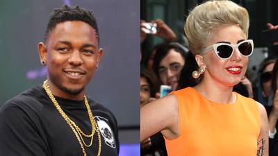 Kendrick Goes Gaga - Kendrick picked up another huge co-sign when Lady Gaga was spotted checking him out at Lollapalooza earlier this year. The pop star later exchanged complimentary tweets with Kendrick, and the two reportedly recorded together, though the results may never be released.  (Photos from left: John Ricard / BET, Sandra Mu/Getty Images)