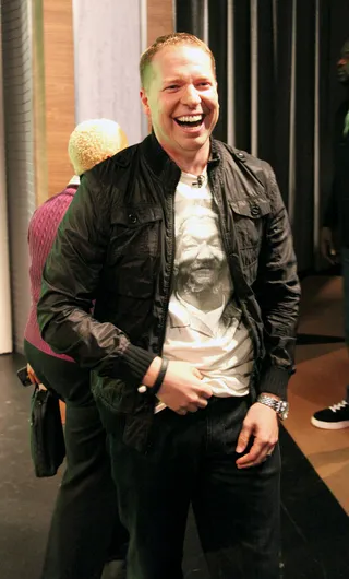 LOL - Gary Owens Actin a Fool on set (Photo: Randy Smith/BET)