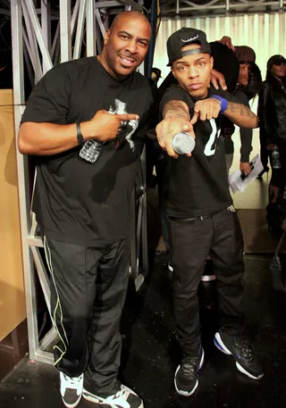 Ok Now - Capone Chilling backstage at 106 &amp; Park (Photo: Randy Smith/BET)