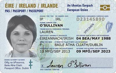 Ireland Gets New Selfie-Friendly Passport Cards - Passports with selfie photographs? That is now a valid option for Irish citizens who apply for a new plastic passport for travel in Europe. Interested parties will be able to submit their own headshots taken by their phone via a mobile application.(Photo: AP Photo/Department of Foreign Affairs and Trade/PA)