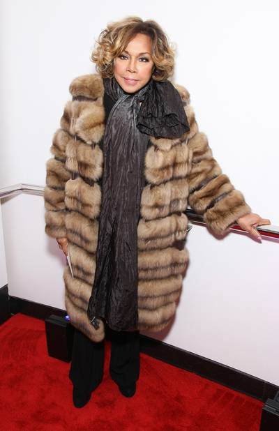 Royal Dynasty - Actress Diahann Carroll steps out on the carpet with her fur coat looking like she stepped right out of a scene from Dynasty. (Photo: Bennett Raglin/BET/Getty Images for BET)