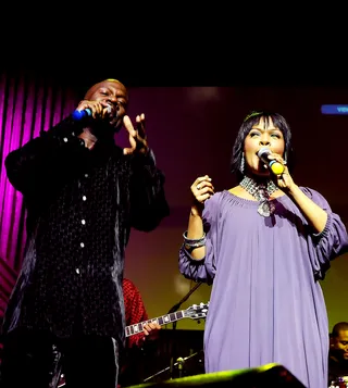Love Him Like I Do - Be Be Winans and Ce Ce Wiinans perform at the James L. Knight Center as part of the 11th. Annual Super Bowl Gospel Celebration in Miami. (Photo: Rick Diamond/Getty Images for Super Bowl Gospel)