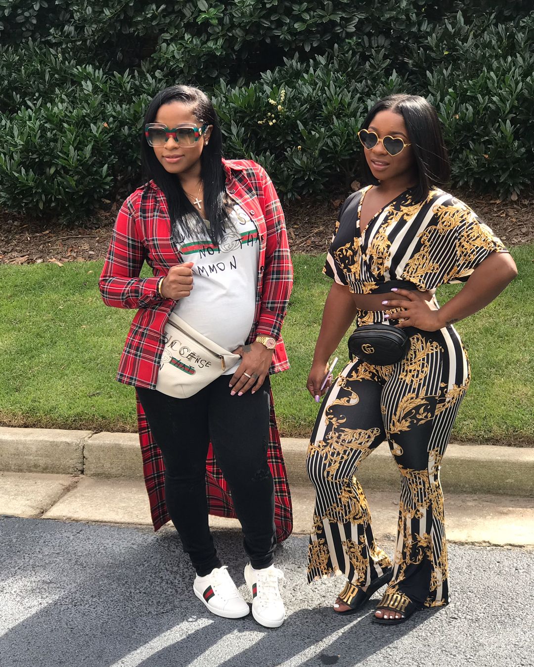 Hot Mama See Toya Wright's Gucci Maternity Wear News BET