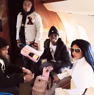 Black Friday  - "This ain't a championship fight, I been the greatestSee the fact is what you doing...I did it! Lames trying to clone my style and run with it Thats cool, I was the first one with it! You's a Lil' Kim wannabe, you just hate to admit it."(Photo: Lil Kim via Instagram)