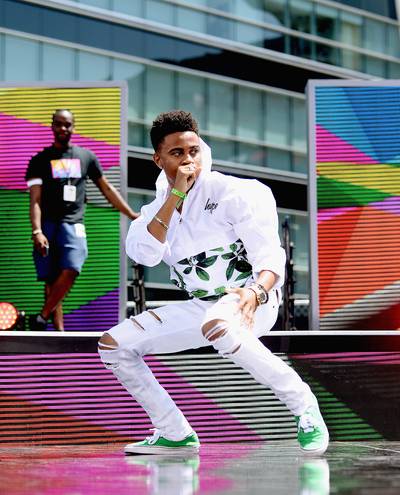 Marz Rocks the Crowd - Marz performs onstage during 106 &amp; Park Live sponsored by Denny's &amp; M&amp;M's during the 2016 BET Experience at Microsoft Square. He had the crowd jumping. &nbsp;(Photo: Matt Winkelmeyer/Getty Images for BET)