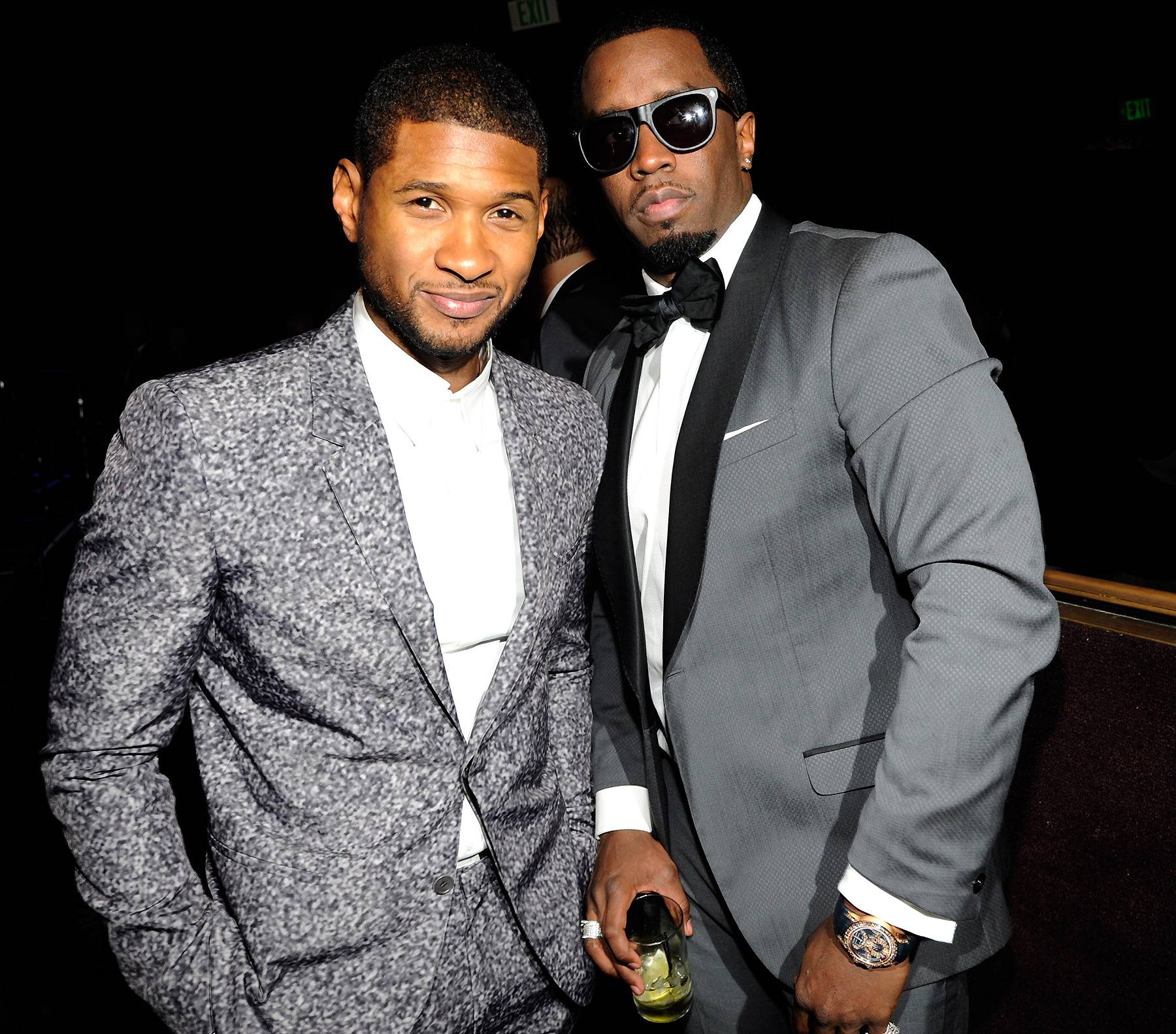 See Diddy And Usher Take Lounge Wear To A Whole 'Nother Level For The