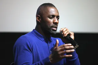 The Talented Mr. Elba - Idris Elba speaks on stage after a screening of the new season of BBC America's Luther&nbsp;at The Django inside the Roxy Hotel in New York City.(Photo: Neilson Barnard/Getty Images)