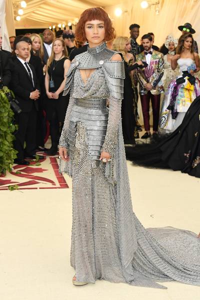 Janelle Monae - Songstress Janelle attended the Met Gala in her signature black and white. (Photo: Dia Dipasupil/WireImage)