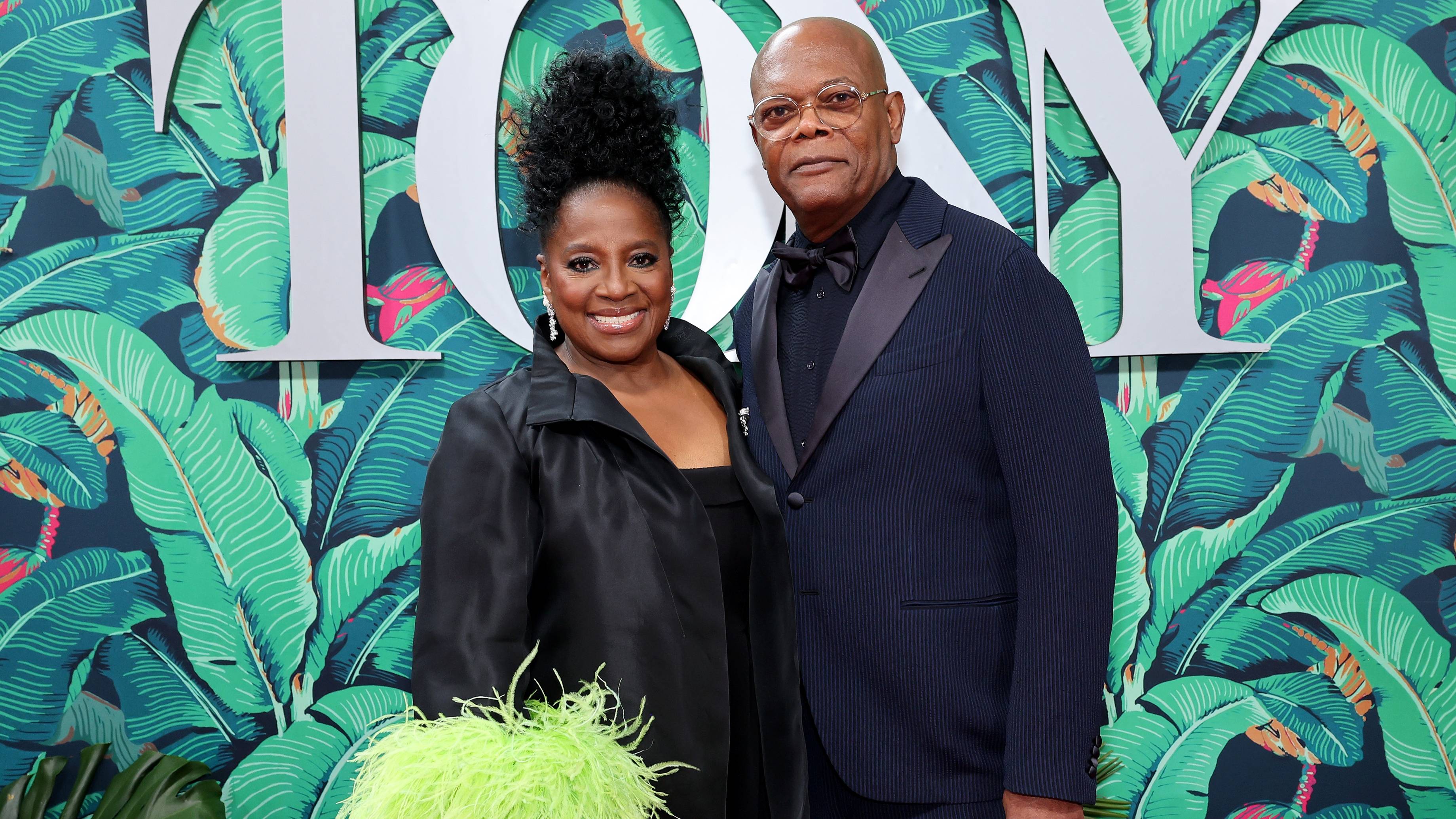 LaTanya Richardson and Samuel L. Jackson attend The 76th Annual Tony Awards at United Palace Theater on June 11, 2023 in New York City.