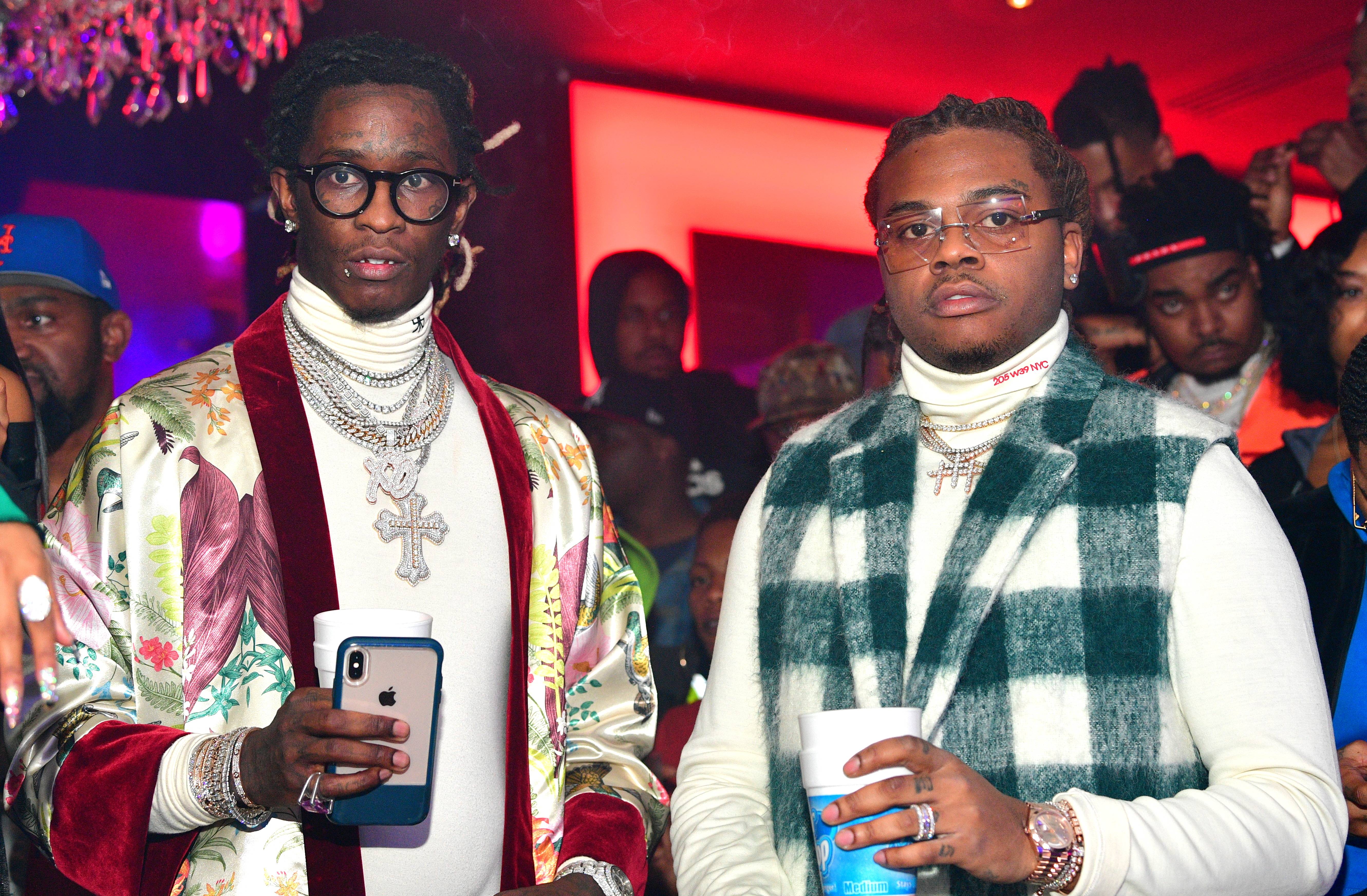 Rappers Young Thug, Gunna Top Billboard Chart After Bailing 30 Inmates Out  of Atlanta Jail