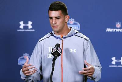 Mariota Doesn't Plan on Attending Draft - First&nbsp;James&nbsp;Winston's camp&nbsp;said he wasn't going to attend the 2015 NFL Draft in Chicago, opting to stay with family and friends back home. Now,&nbsp;Marcus Mariota seems to be following suit. According to an ESPN report, Mariota plans on being in Hawaii with his family and the community that helped raise him there.&nbsp;(Photo: Joe Robbins/Getty Images)