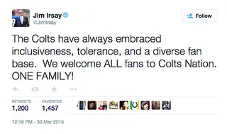 @JimIrsay - (Photo: Jim Irsay via Twitter)