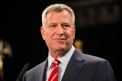 Bill de Blasio - &quot;In New York City, everyone's civil rights are protected, including our LGBT residents,&quot; the New York City mayor,&nbsp;Bill de Blasio, said in a tweet. &quot;Indiana's anti-equality law is disgraceful.&quot;&nbsp;(Photo: Andrew Burton/Getty Images)
