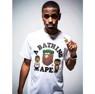 Big Sean to Drop Clothing Line With BAPE - Big Sean is taking after Kanye West&nbsp;in more ways than one. The Detroit rapper is steadily entering the world of fashion with a new line with the popular Japanese clothing line Bathing Ape. The brand made popular by Pharrell has collaborated with Sean for a few pieces dropping next month. Check for some of the pics on his Instagram.(Photo: Big Sean via Instagram)