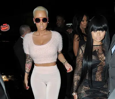 Dynamic Duo - Amber Rose and Blac Chyna&nbsp;have become best pals since splitting from their rapping significant others Wiz Khalifa and Tyga, respectively. The two ladies even made headlines this week after posting a twerk video to Rose's Instagram account. Here, they're seen arriving to Supper Club in Hollywood.(Photo: Vladimir Labissiere/Splash News)