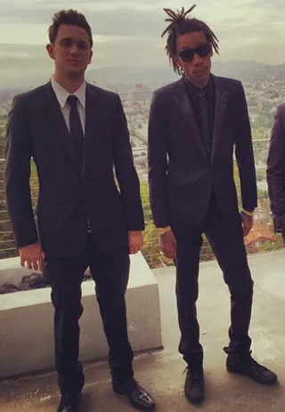 Wiz Khalifa and Will Dzomack - Everyone needs their best firend and Wiz has his in Will Dzomack.   (Photo: Will Dzombak via Instagram)