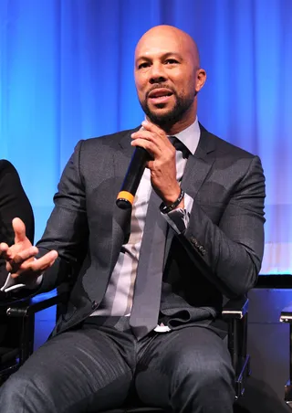The Movement, the Moment - Common speaks to an audience inside the Official Academy Members Screening of Selma hosted by The Academy Of Motion Picture Arts and Sciences in New York City.(Photo: Craig Barritt/Getty Images for Academy of Motion Picture Arts and Sciences)
