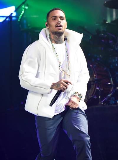 Chris Brown on his current relationship with Rihanna: - “Me and her are friends. We have a great understanding. There’s no issues… We’ve been friends. We’ve known each other for almost 10 years, the same amount of time I’ve been doing music. I don’t think that’s ever gonna change… We’re friends.”(Photo: Kevin Mazur/WireImage)
