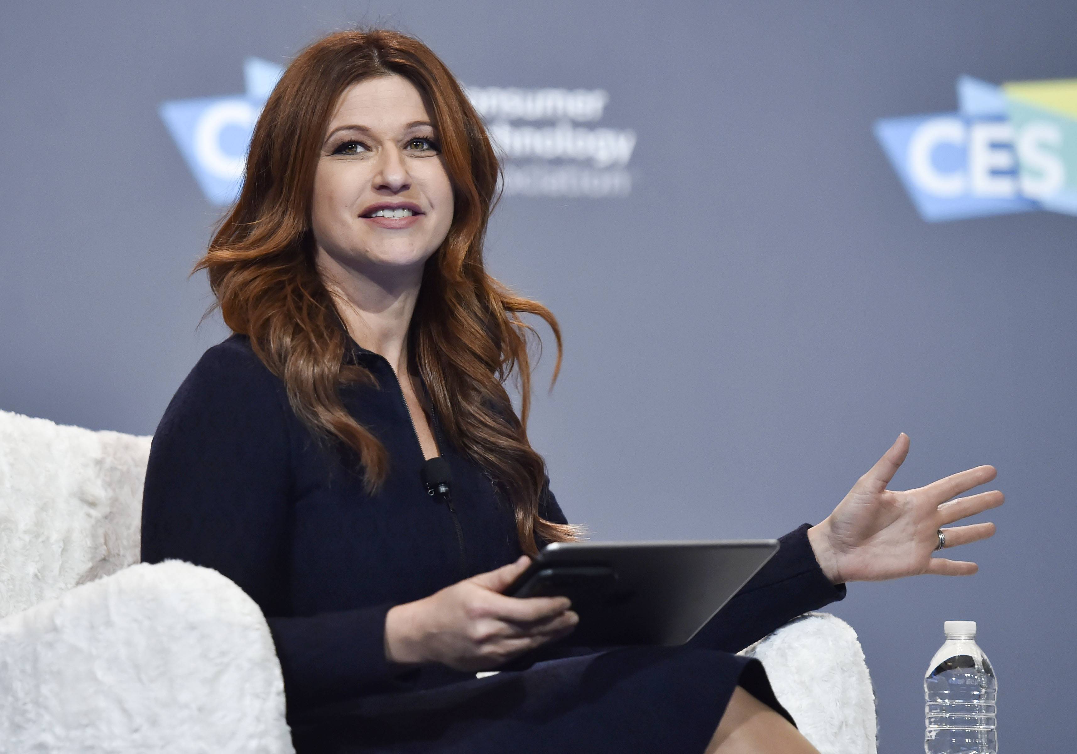 LAS VEGAS, NEVADA - JANUARY 09:  ESPN television host/moderator Rachel Nichols speaks during a press event at CES 2019 at the Aria Resort & Casino on January 9, 2019 in Las Vegas, Nevada. CES, the world's largest annual consumer technology trade show, runs through January 11 and features about 4,500 exhibitors showing off their latest products and services to more than 180,000 attendees.  (Photo by David Becker/Getty Images)