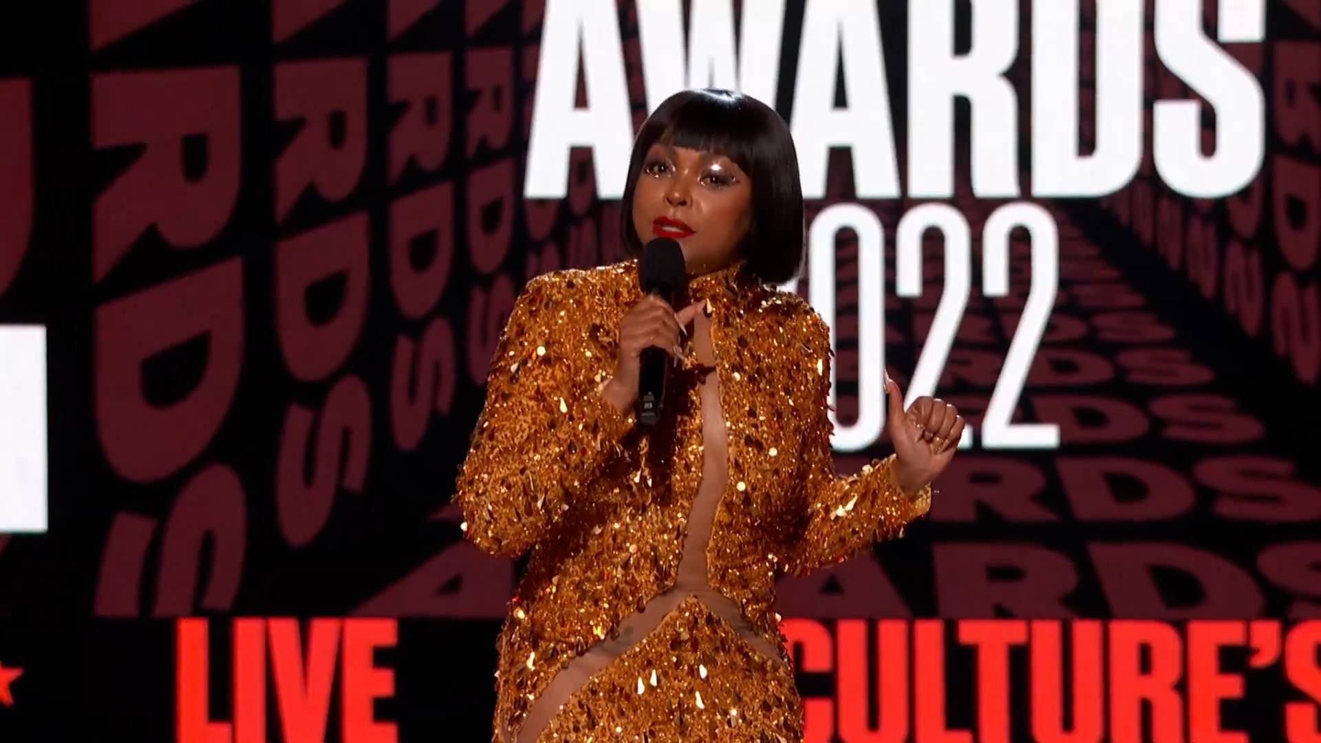 Taraji P. Henson Serves Cleopatra Vibes at the BET Awards 2022 BET