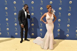 Sterling K. Brown and Ryan Michelle Bath - "A little red carpet fun 😉"