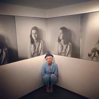 Beyoncé @beyonce - On Bey's recent stop in Amsterdam during her Mrs. Carter World Tour, she checked out the Anne Frank Museum. Mrs. Carter enjoyed her visit posting a few pics of her at the historical site.By: Jazmine A. Ortiz (Photo: Beyonce via Instagram)