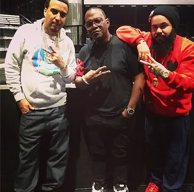 Randy Jackson @randyjackson - Randy Jackson kicks it with French Montana and an MMG affiliate in the studio. French and Randy must be really close because the American Idol mentor referred to the Bad Boy as &quot;fam&quot; in his post.(Photo: Randy Jackson via Instagram)