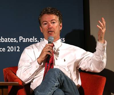 Bad Crust - &quot;Remember when Domino’s finally admitted they had bad crust? Think Republican Party. Admit it; bad crust. We need a different kind of party,&quot; Kentucky Sen. Rand Paul, also a potential 2016 presidential candidate, told students at the University of California at Berkeley on March 19. The GOP, he added, &quot;needs to either evolve, adapt or die.&quot;  (Photo: Justin Sullivan/Getty Images)