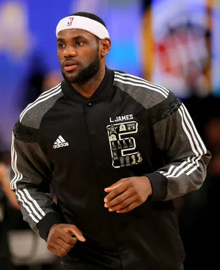 LeBron James - "Commissioner Silver thank you for protecting our beautiful and powerful league!! Great leader!! #BiggerThanBasketball #StriveForGreatness"&nbsp;(Photo: Ronald Martinez/Getty Images)