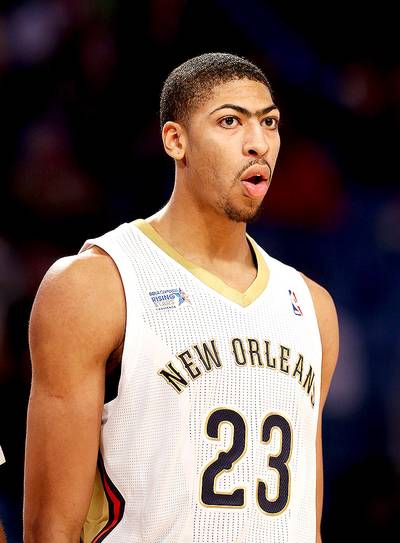 Anthony Davis Notches NBA's first 40-20 Game This Season - New Orleans Pelicans forward Anthony Davis is putting numbers on the board as his team struggles to get through a tumultuous season. Davis had career high of 40 points and 21 rebounds leading the Pelicans to a 121-120 overtime victory over the Boston Celtics on Sunday night.(Photo: Christian Petersen/Getty Images)