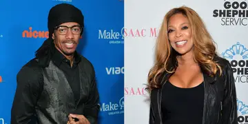 Nick Cannon and Wendy Williams on BET Buzz 2021