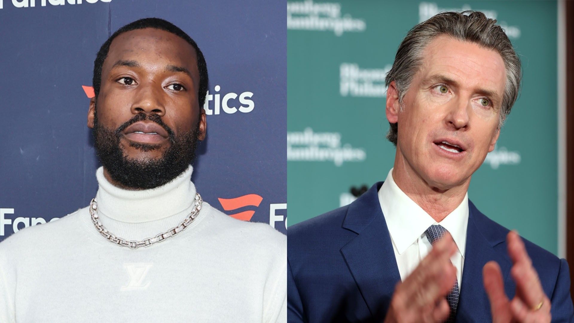 Meek Mill, Tyga, YG, And Others Join California Gov. Gavin Newsom For ...