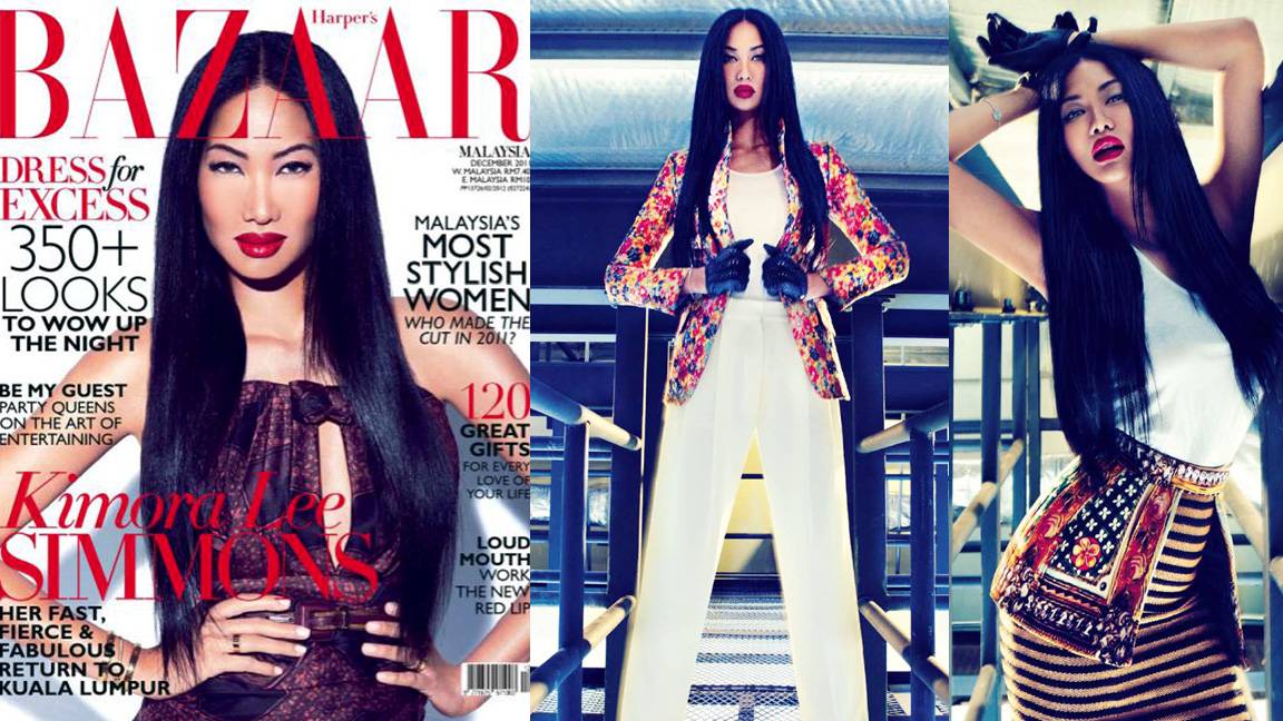 Kimora Shines In Harpers Bazaar Malaysia News Bet 5870