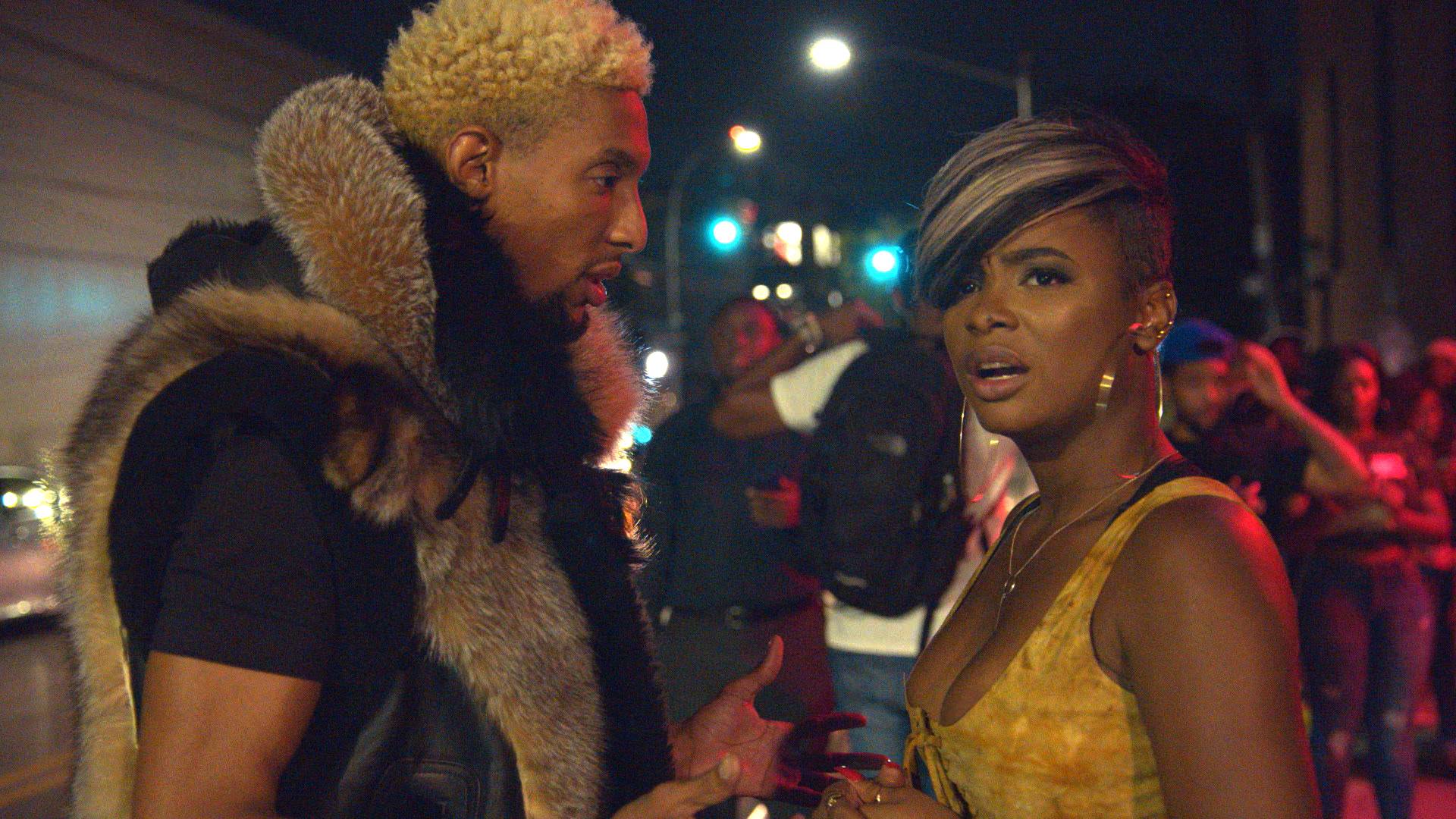 Still of Darnell and Danielle from BET's "Hustle in Brooklyn" episode 107. (Photo: BET)