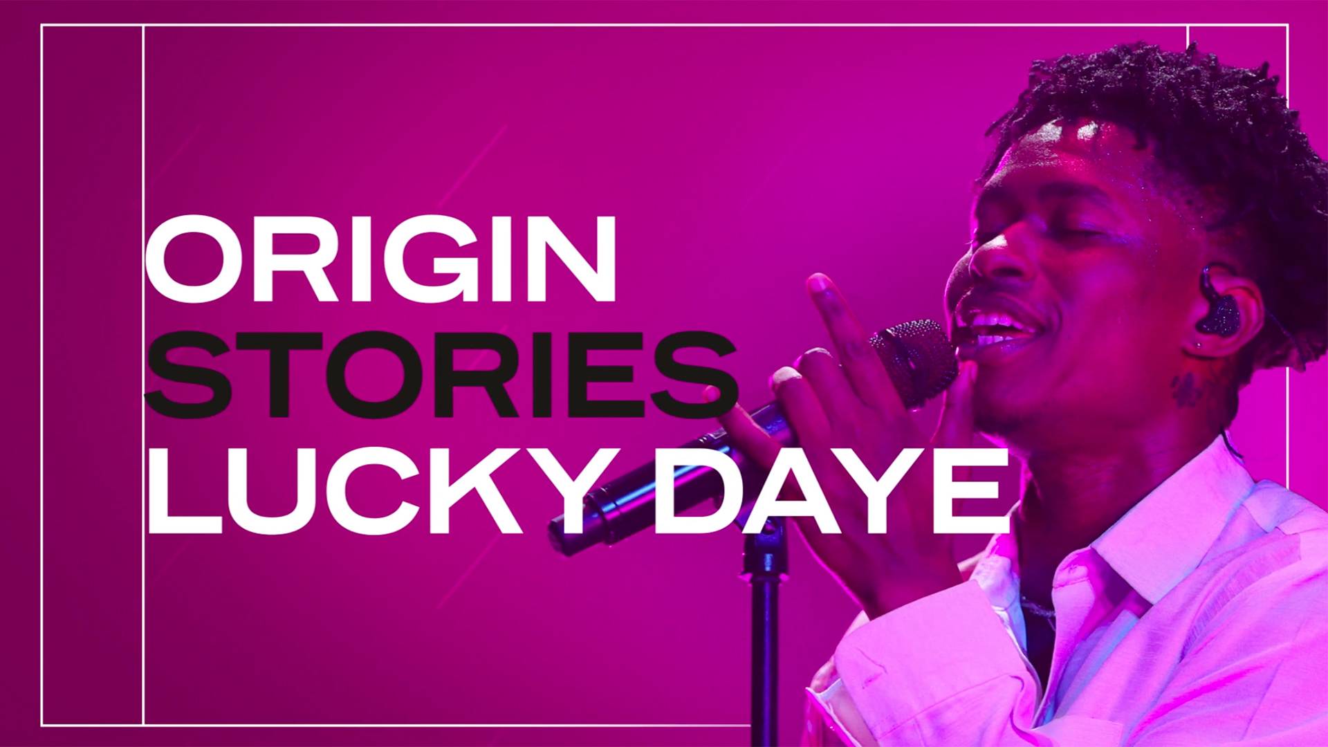 Origin Stories: Lucky Daye for the 2020 BET Awards.