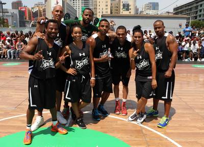 Team Lime - The Lime team, which included singer Chris Brown, actor Columbus Short, Gloria and Laura Govan, Shane Mosley and more, took the lead from the beginning and never let it go!