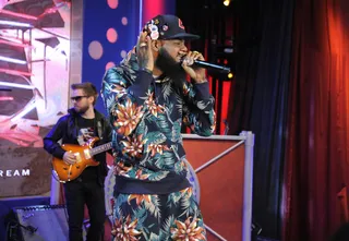 Party Heart - Stalley performs a few of his latest songs for a wild 106 audience.(photo: John Ricard / BET)