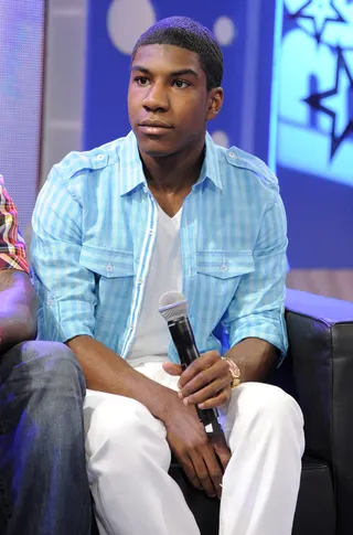 My Brother\r&nbsp; - Trayvon Martin's older brother, Jahvaris Fulton, at 106 &amp; Park, April 16, 2012. (Photo: John Ricard / BET)