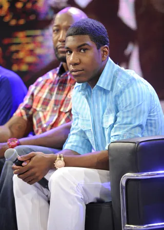 How Do You Feel - Jahvaris Fulton answers questions from the audience about the tragedy of his brother Trayvon Martin at 106 &amp; Park, April 16, 2012. (Photo: John Ricard / BET)