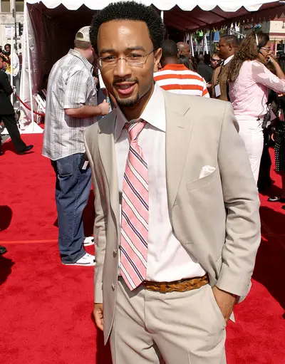 John Legend - The piano playing R&amp;B singer arrives suited up.(Photo: Arnold Turner/WireImage.com/Getty Images)