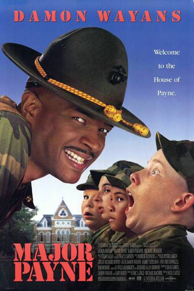 Major Payne, Monday at 9:30A/8:30C - Damon Wayans is a man of the marines. (Photo: Universal Pictures)