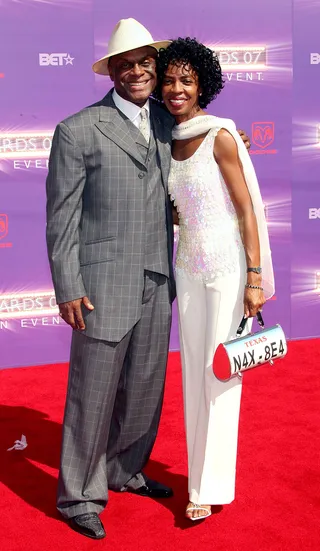 Michael Collier - The socialite and his guest stike a charming pose together.&nbsp; (Photo: Frederick M. Brown/Getty Images)